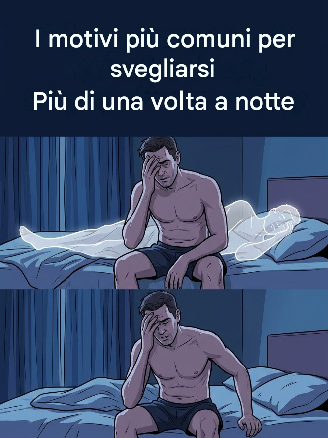 Le 8 cause più comuni per cui ci si sveglia di notte