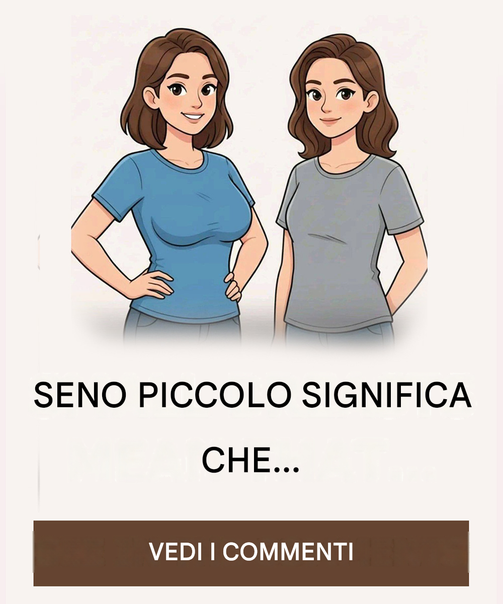 Se una donna ha il seno piccolo, significa che la sua parte…