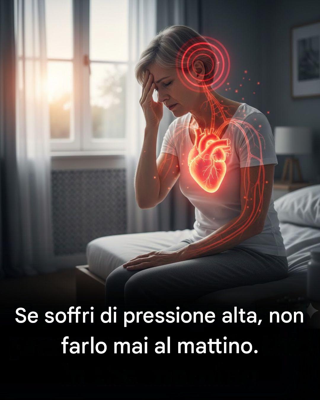 Se soffri di pressione alta, NON farlo MAI al mattino.