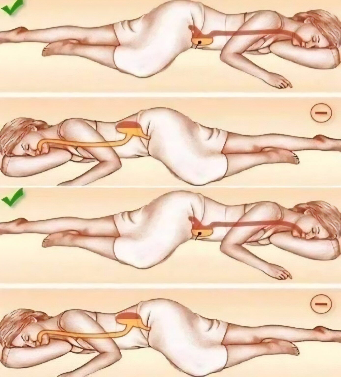 Ecco i benefici del dormire sul fianco sinistro per la salute del cervello, dello stomaco e del sistema linfatico.