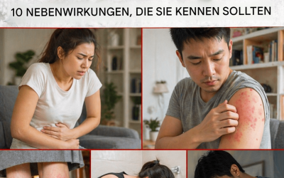 Entdecken Sie die 10 häufigsten Nebenwirkungen von Metoprolol, über die Sie Bescheid wissen sollten, und wie sie sich auf Ihren Alltag auswirken können.