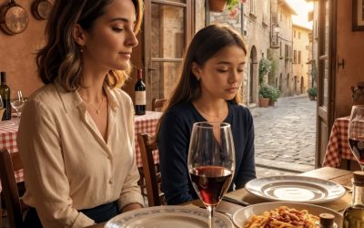 L’aria del ristorante italiano era densa dell’odore di aglio arrostito, basilico e di quell’allegria forzata che di solito annuncia un disastro. Era il mio compleanno, una tappa importante che avevo scioccamente sperato potesse diventare una tregua temporanea nella guerra a bassa intensità che i miei genitori combattevano da tredici anni contro la personalità di mia figlia.
