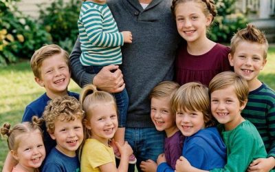 Sono diventato tutore dei 10 figli della mia defunta fidanzata – Anni dopo, il mio primogenito mi ha guardato e ha detto: “Papà, finalmente sono pronto a raccontarti cosa è successo davvero alla mamma”.