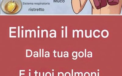 Libera la gola e i polmoni dal muco con questa ricetta: solo 2 ingredienti