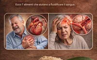 7 alimenti che fluidificano il sangue e causano malattie cardiache croniche