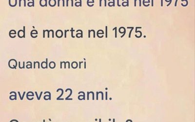 Indovinello: Questa donna è nata nel 1975