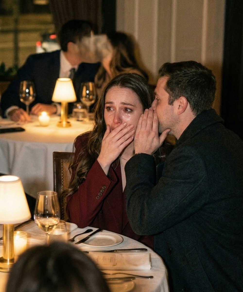 Mio marito mi ha mandato un messaggio: “Sono bloccato al lavoro. Buon secondo anniversario, amore.” Ma io ero seduta a due tavoli di distanza… e lo guardavo mentre baciava un’altra donna. Proprio mentre stavo per affrontarlo, uno sconosciuto mi ha fermata e mi ha sussurrato: “Mantieni la calma… il vero spettacolo sta per iniziare.” E quello che è successo dopo…