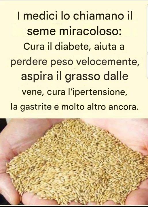Acqua di semi di scagliola
