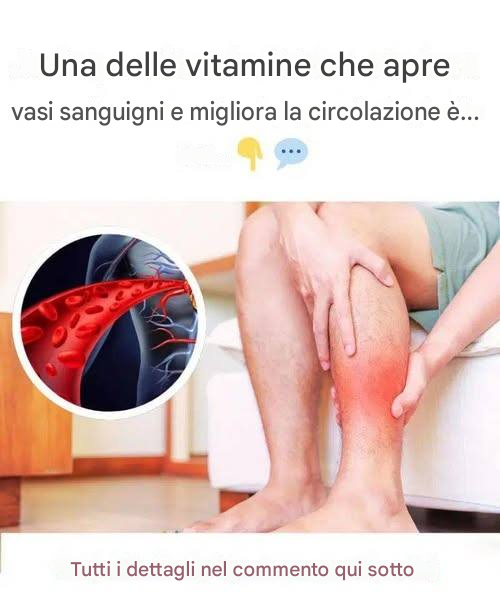 Una vitamina che dilata i vasi sanguigni e migliora la circolazione.