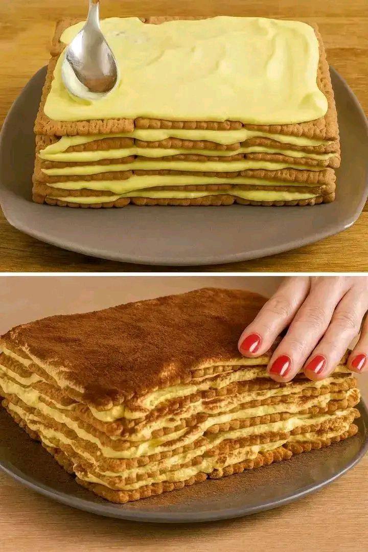 Tiramisù con biscotti secchi1