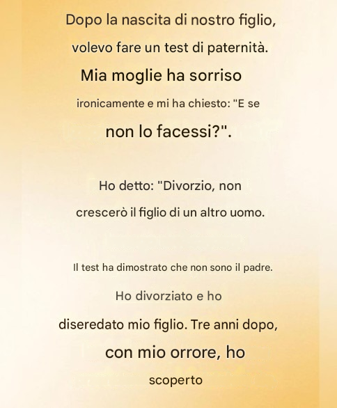 Quando il sospetto distrugge una famiglia: il doloroso momento della verità per un padre.
