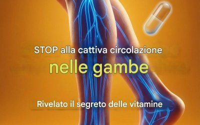 La migliore vitamina per eliminare la cattiva circolazione nelle gambe e nei piedi