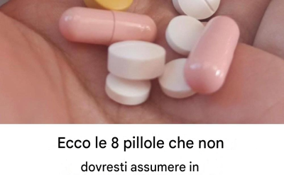 Otto pillole da non assumere perché danneggiano i reni.