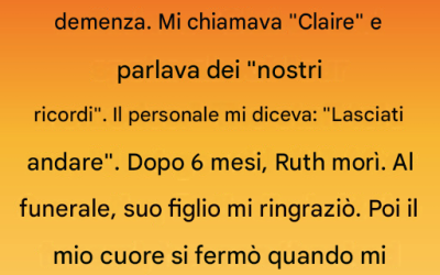 Mentre i suoi ricordi svanivano, il nostro legame ebbe inizio