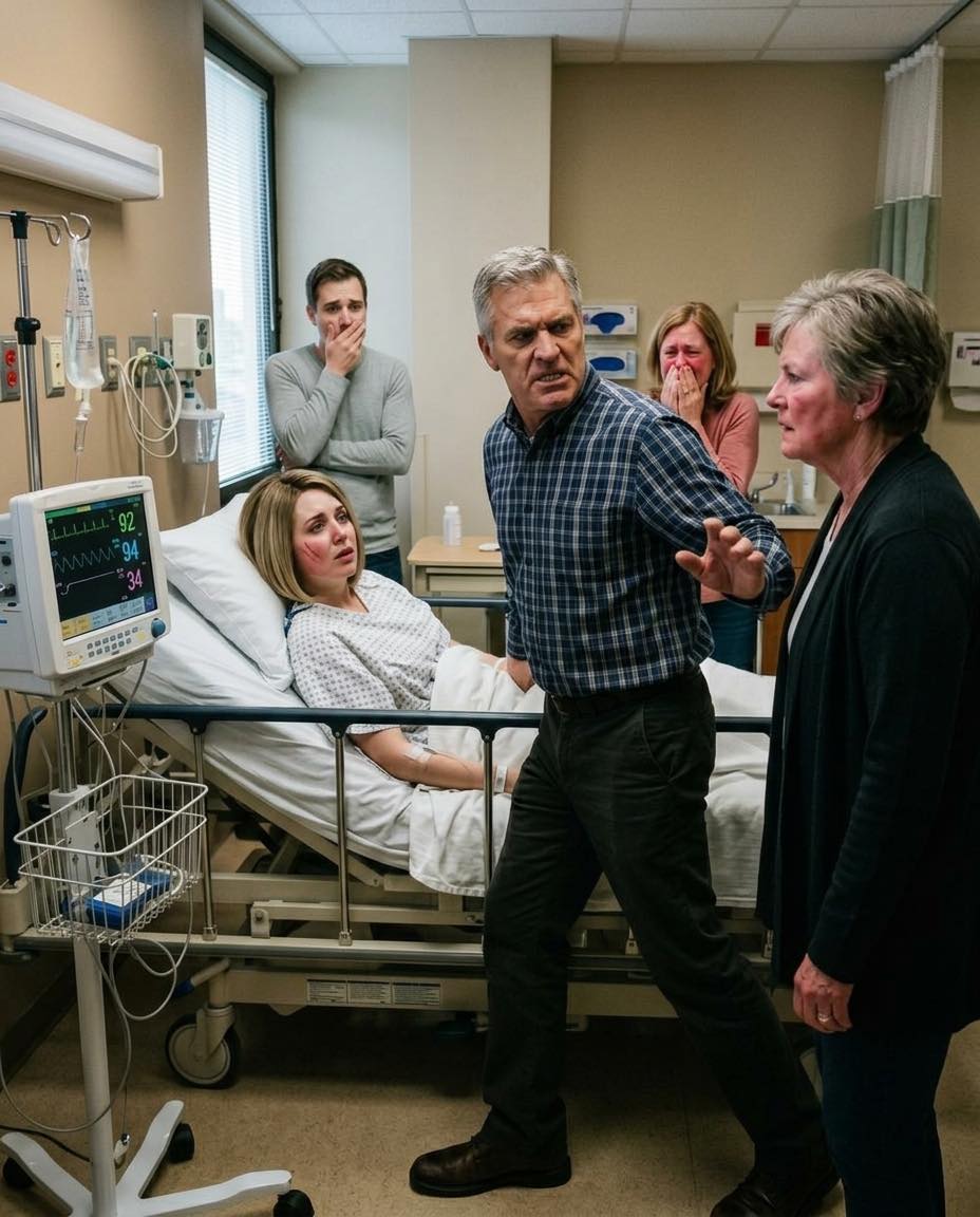 Ero sdraiata in un letto d’ospedale quando mia suocera mi ha schiaffeggiata davanti ai miei genitori e ha urlato: “Non hai portato altro che vergogna a questa famiglia!”