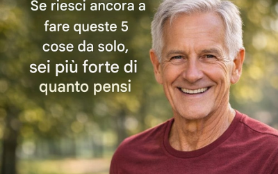 Tra i 65 e gli 85 anni: se riesci ancora a fare queste 5 cose in autonomia, sei più forte di quanto pensi.
