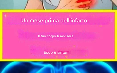 Un mese prima di un infarto, il tuo corpo ti avverte: ecco 6 sintomi.