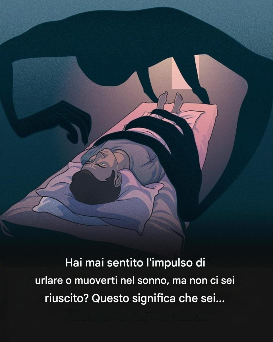 Vi è mai capitato? Lo strano fenomeno che vi paralizza durante il sonno.
